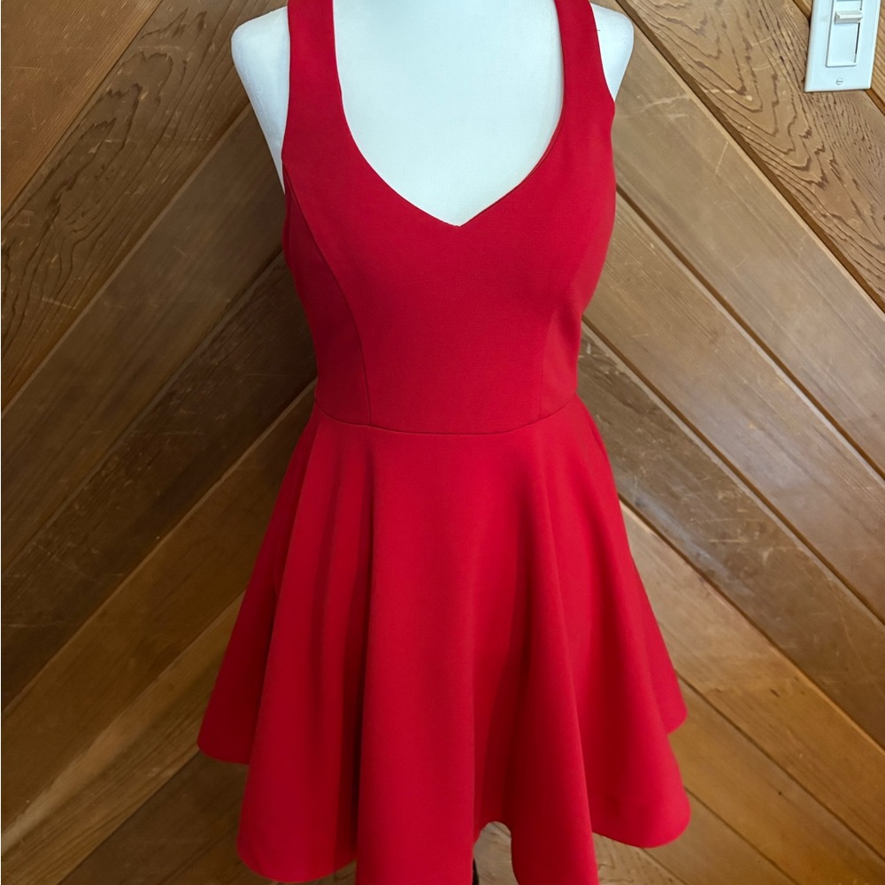Elegant Red Grade 8 Grad Dress